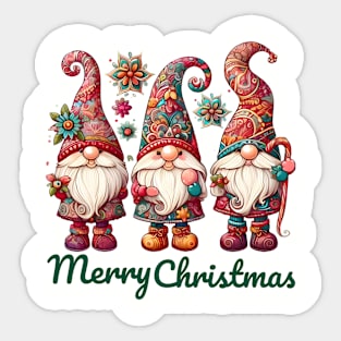 Gnome Christmas Sticker